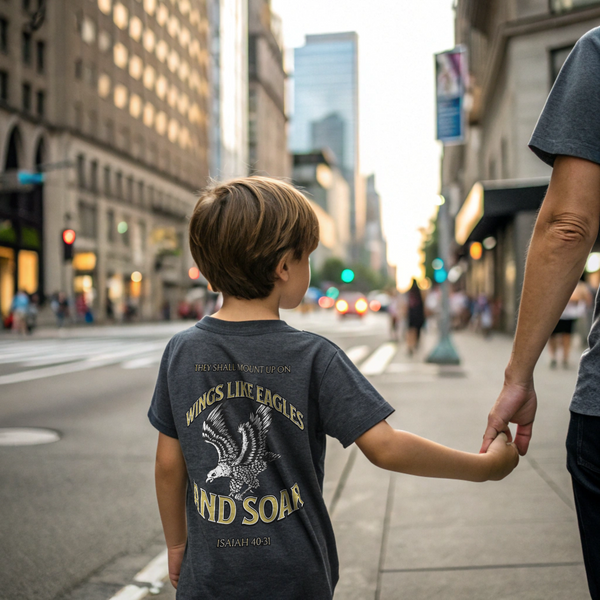 Kids Isaiah 40:31 T-Shirt