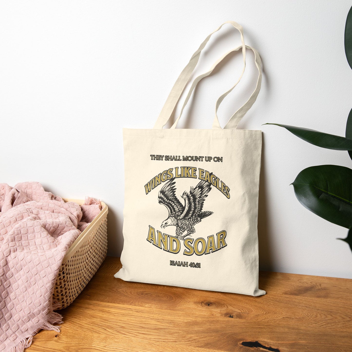 Isaiah 40:31 Tote Bag